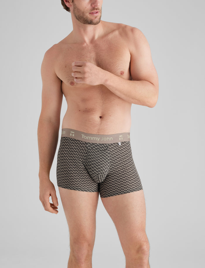 Air Trunk 4" (6-Pack)::Black/Falcon Stockinette/Laurel Oak