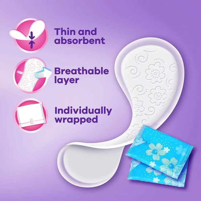Always Daily Fresh Thin No Feel Protection Scented Panty Liners Regular - 72 Ct - 12 Pack