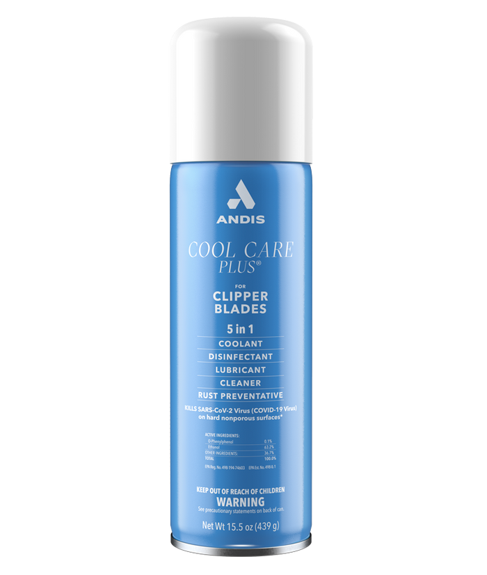 Andis 12750 Cool Care Plus 5-in-1 Clipper Spray, 15.5 oz Can