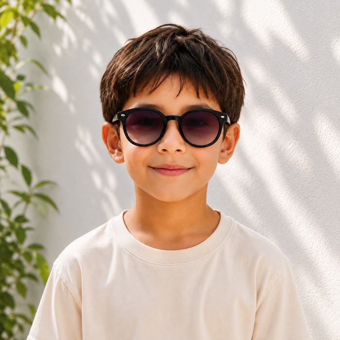 ANS BILLION Kids Round Sunglasses.
