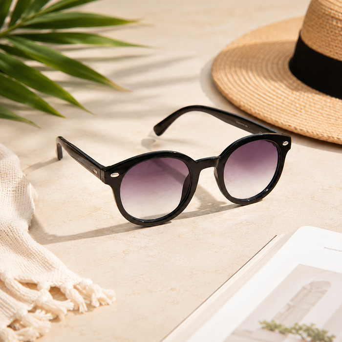 ANS BILLION Kids Round Sunglasses.
