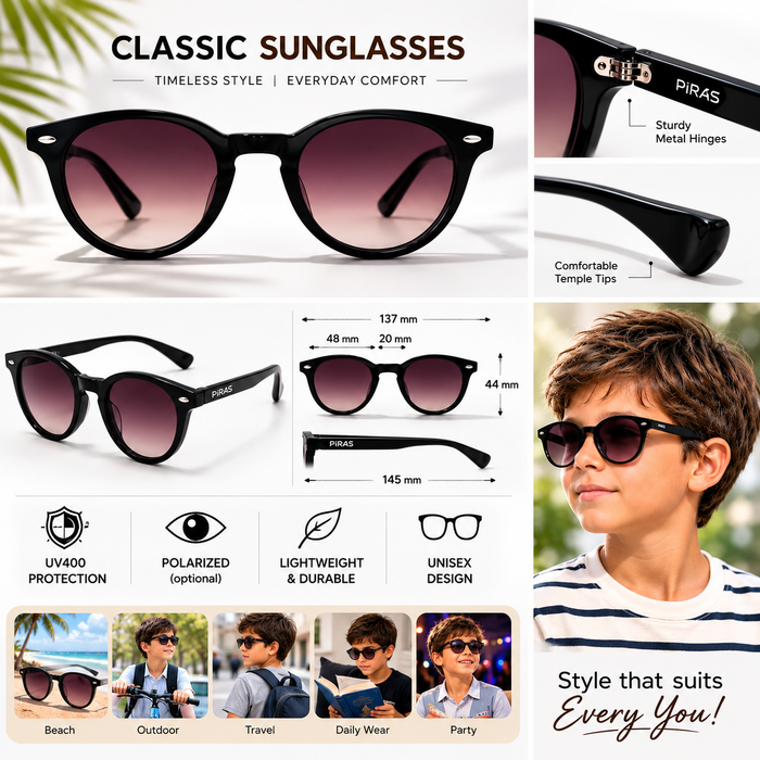 ANS BILLION Kids Sunglasses.