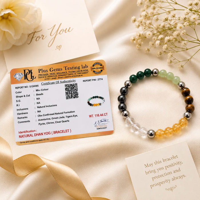 ANS BILLION Natural Dhan Yog Bracelet