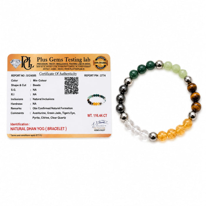 ANS BILLION Natural Dhan Yog Bracelet