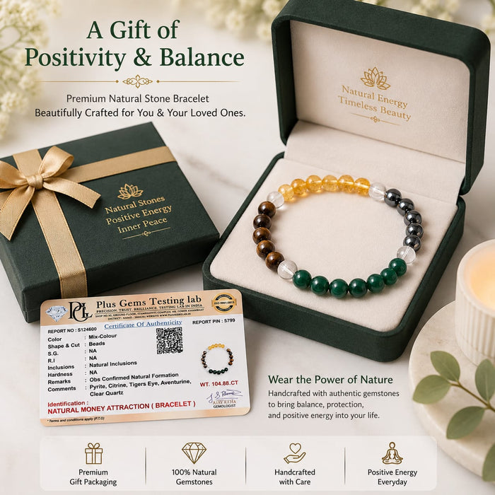 ANS BILLION Natural Money Attraction Bracelet - ANS Billion