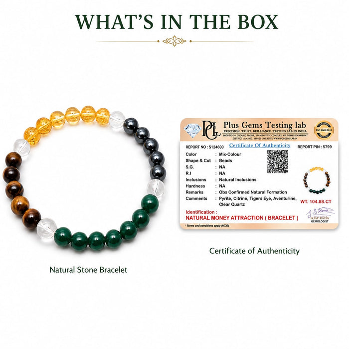 ANS BILLION Natural Money Attraction Bracelet - ANS Billion