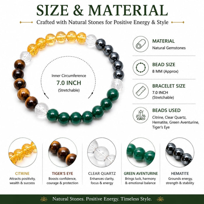 ANS BILLION Natural Money Attraction Bracelet - ANS Billion