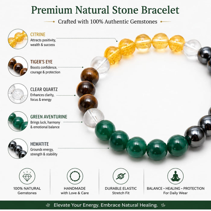 ANS BILLION Natural Money Attraction Bracelet - ANS Billion