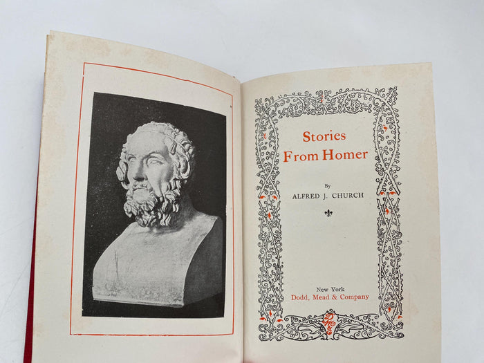 Antique Book, Stories From Homer at Duckwells