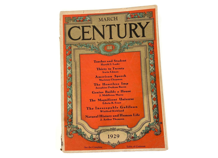Antique Century Magazine, March 1929 Edition at Duckwells