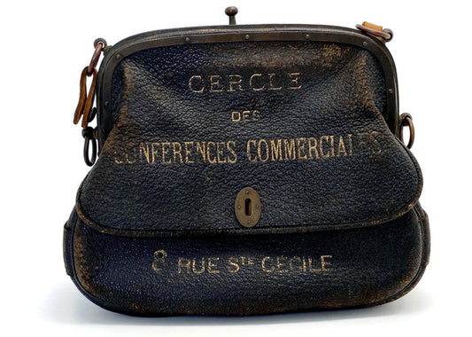 Antique French Commercial Bag, Parisian Advertising at Duckwells