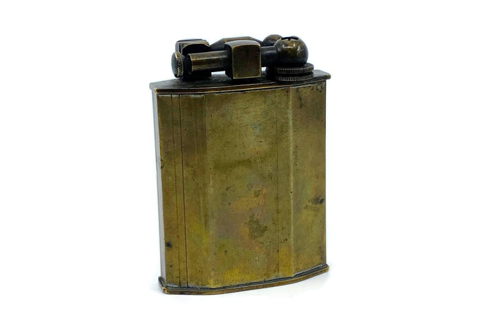Antique French Lighter, Large Brass Marked Ministere Des Finances at Duckwells