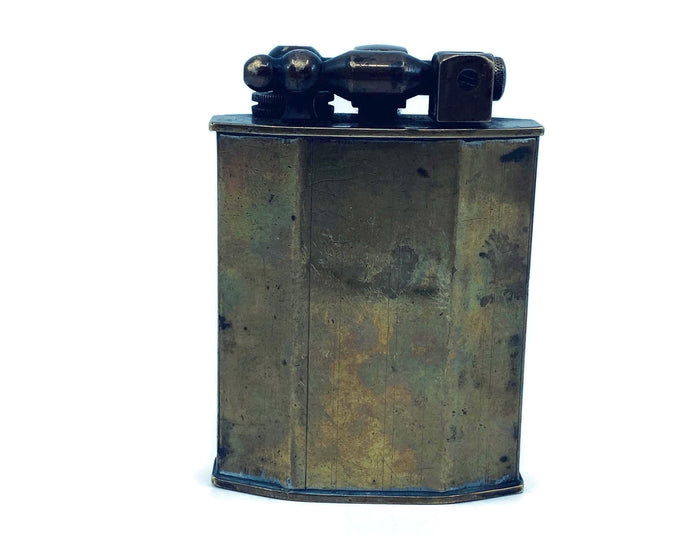 Antique French Lighter, Large Brass Marked Ministere Des Finances at Duckwells