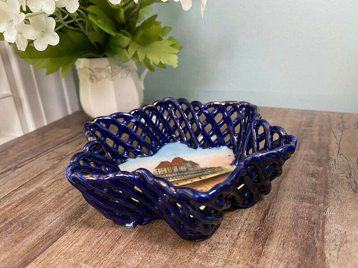 Antique Old Orchard Beach Souvenir Trinket Dish at Duckwells