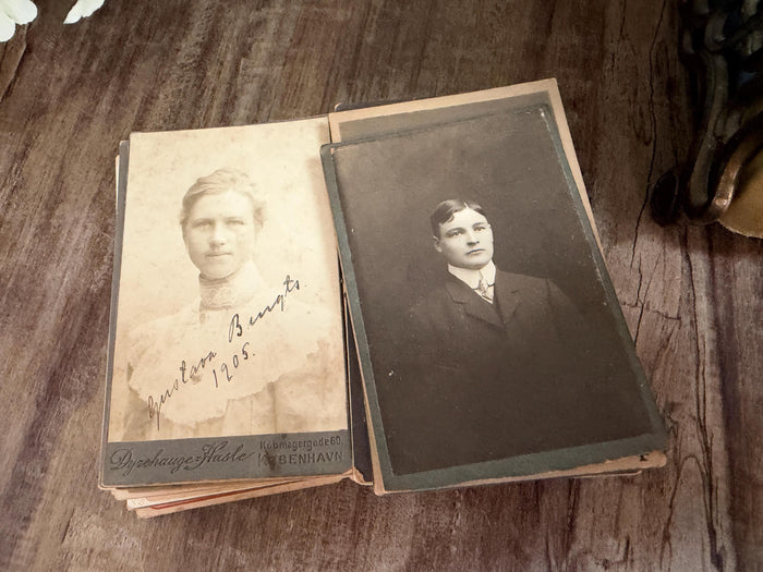 Antique Photographs, 1900s Finland Cabinet Cards