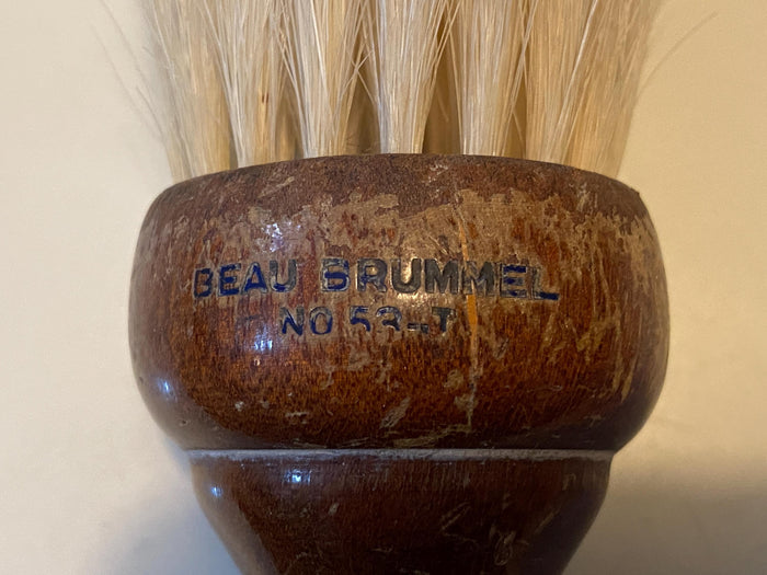 Antique Shaving Brush by Beau Brummel at Duckwells