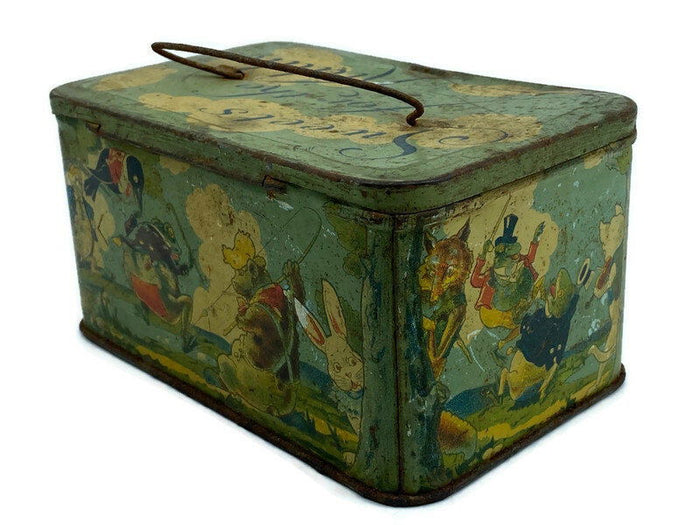 Antique Tin Litho Sweets for the Kiddies at Duckwells