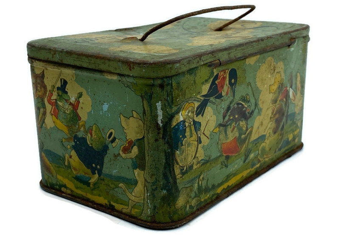 Antique Tin Litho Sweets for the Kiddies at Duckwells