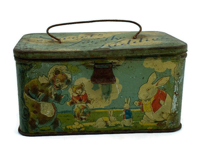 Antique Tin Litho Sweets for the Kiddies at Duckwells