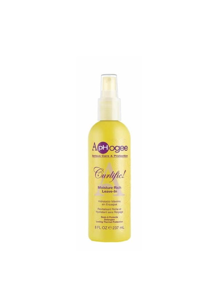 ApHogee Curlific Moisture Rich Leave-In 237 ml – Intense Hydratatie voor Zachte, Pluisvrije Krullen