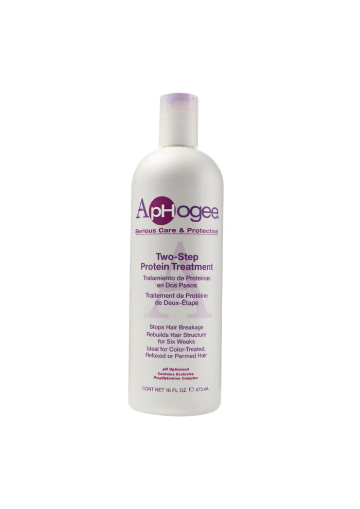 Aphogee Two-Step Protein Treatment 473ml – Intens Herstel voor Ernstig Beschadigd Haar