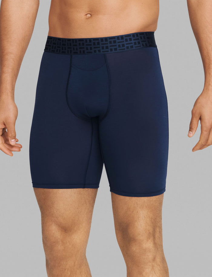 Apollo Boxer Brief 8"::Navy Blazer