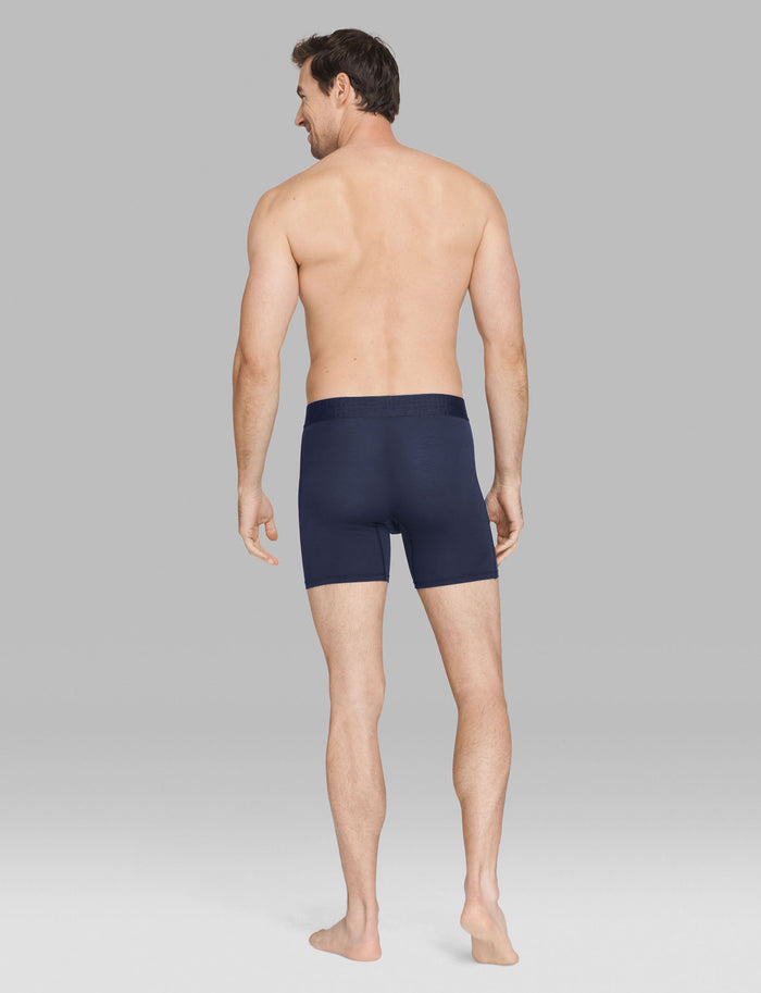 Apollo Mid-Length Boxer Brief 6"::Navy Blazer
