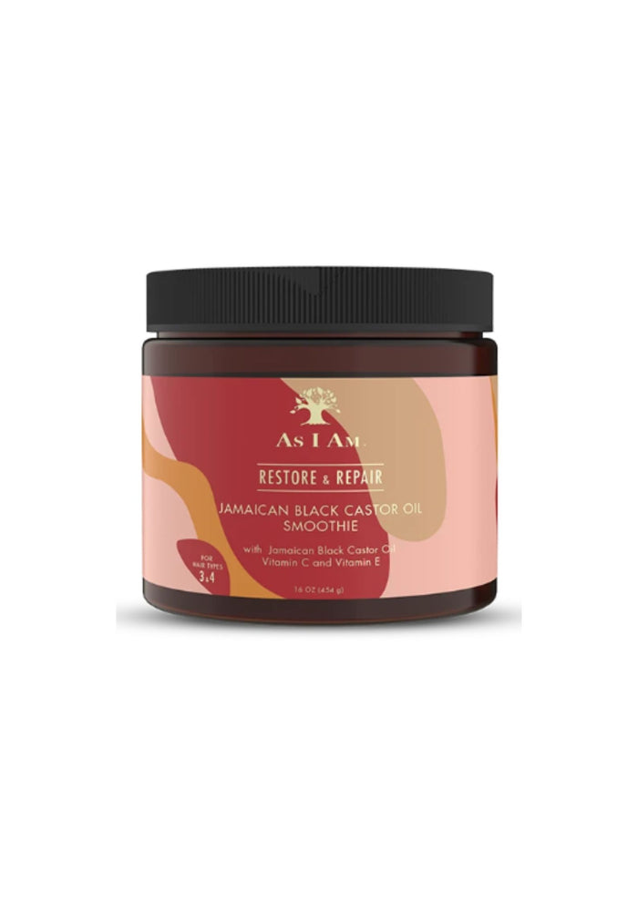 As I Am Jamaican Black Castor Oil Smoothie 454 g – Voedende Haarcrème voor Glans en Zacht Haar