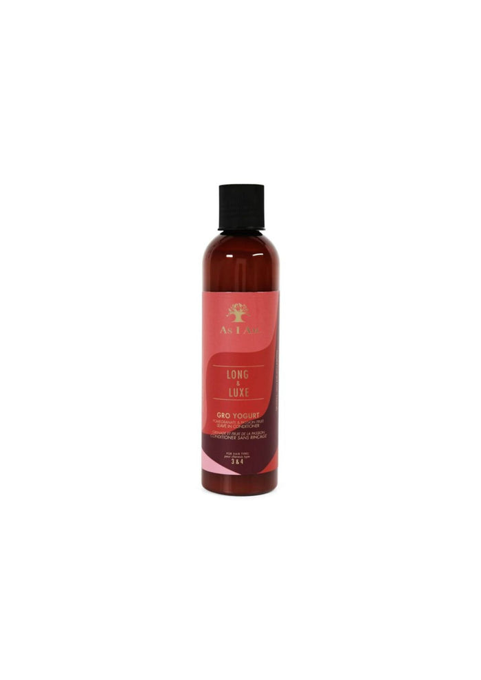 As I Am Long and Luxe Leave-In Gro Yogurt 237 ml – Verzorgende Leave-In voor Hydratatie en Glans