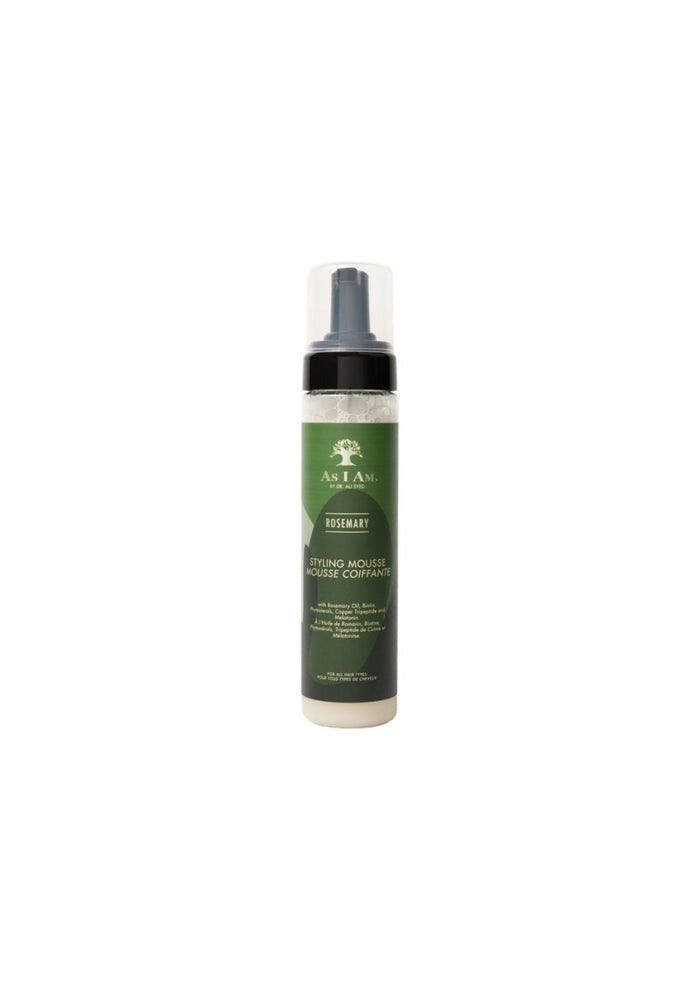 As I Am Rosemary Styling Mousse 237 ml – Verzorgende Mousse voor Krullen en Glans