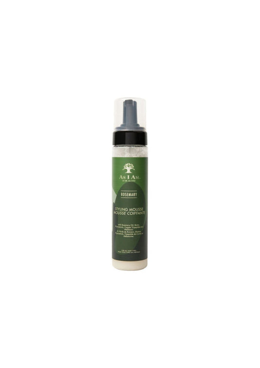As I Am Rosemary Styling Mousse 237 ml – Verzorgende Mousse voor Krullen en Glans
