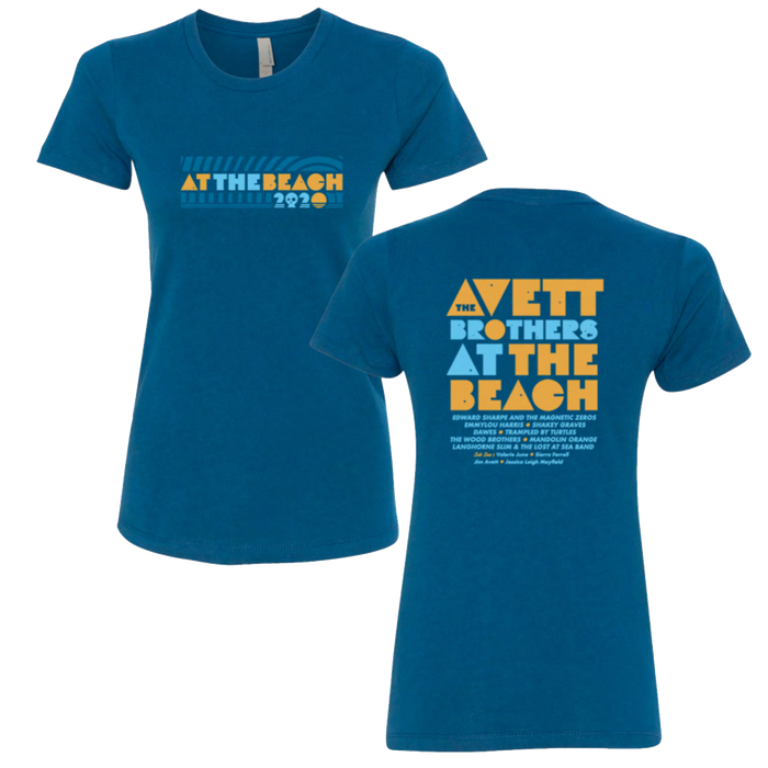 At the Beach 2020 Women's Cut Radial T-Shirt
