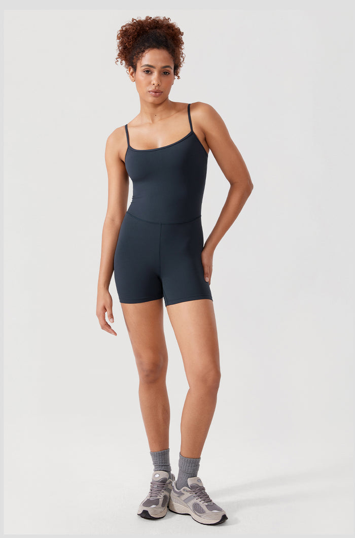 Athletic Short Rompers 4"