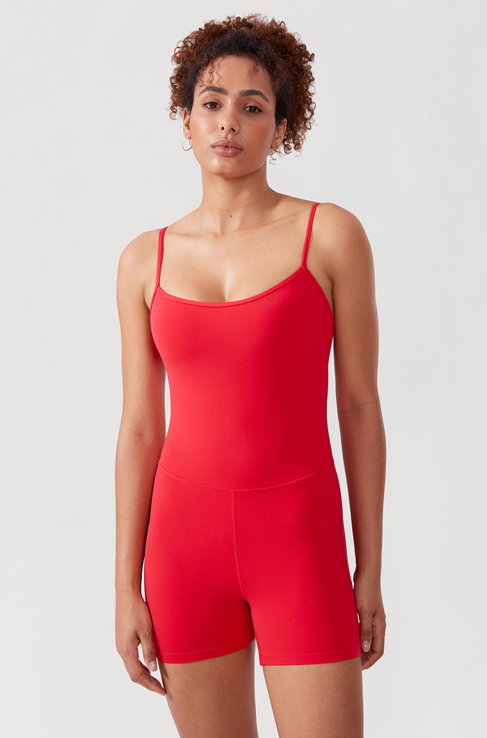 Athletic Short Rompers 4"