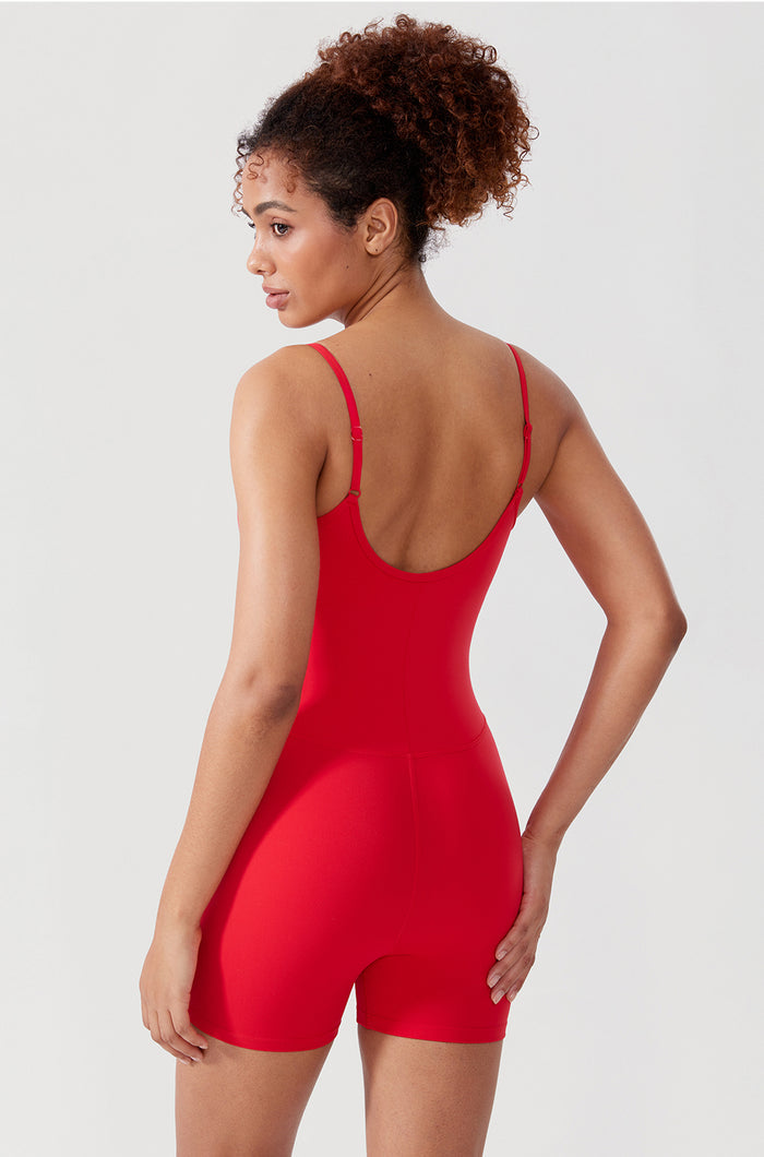 Athletic Short Rompers 4"