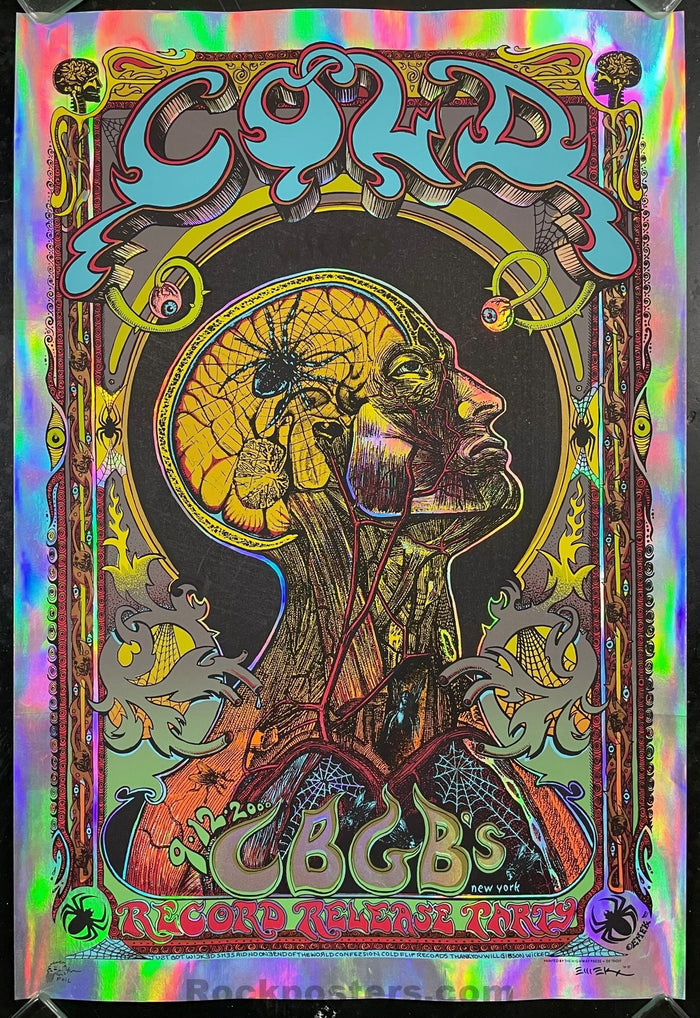 AUCTION - Cold - New York City '00 - Emek - Foil Silkscreen - Excellent