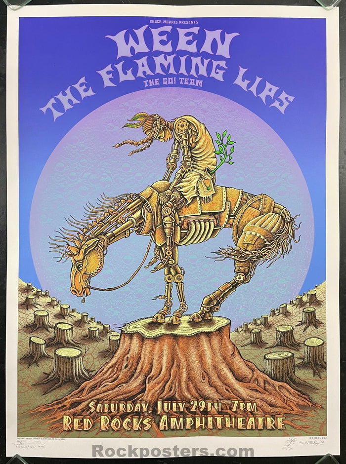 AUCTION - Ween Flaming Lips - Morrison '06 - Emek - 1st Edition - Excellent