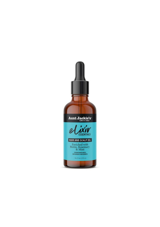 Aunt Jackie’s Elixir Biotin Rosemary Mint Oil 59 ml – Verzorgende Hoofdhuidolie