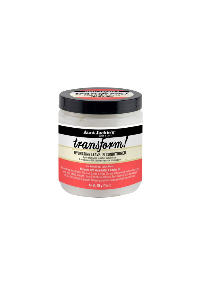 Aunt Jackie's Transform Hydrating Leave-In 426 g – Hydraterende Leave-In Conditioner voor Droog Haar
