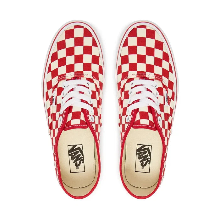 Authentic 'Checkerboard Racing Red White'