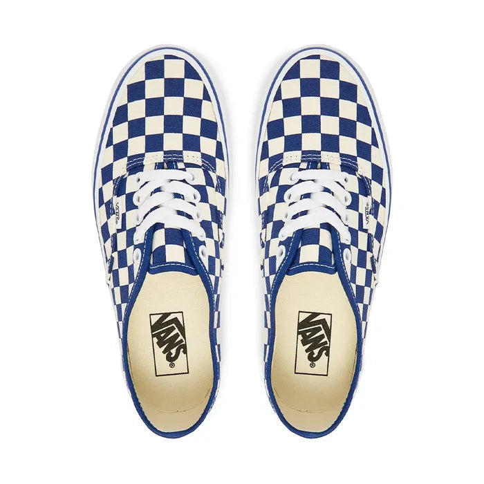 Authentic 'Checkerboard True Blue White'