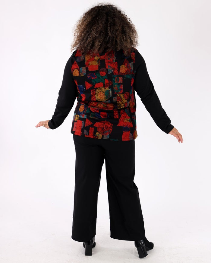 Autumn Geometry Tunic - Michael Tyler
