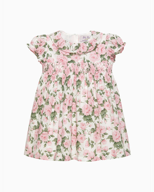 Lily Rose Dress Baby Carline Smocked Dress