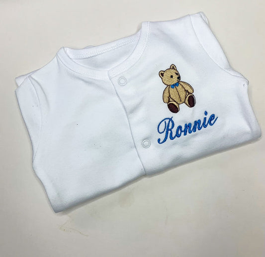 Babygrow with Bear Design