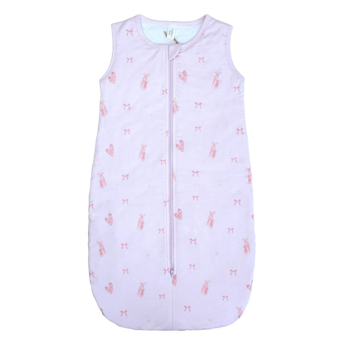 pink ballerina sleep sack for babies