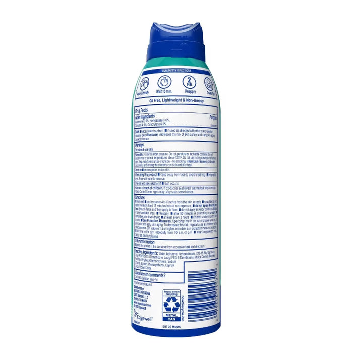 Banana Boat Sheer Sensitive Sunscreen Spray SPF 50 Unscented - 6 oz - 12 Pack