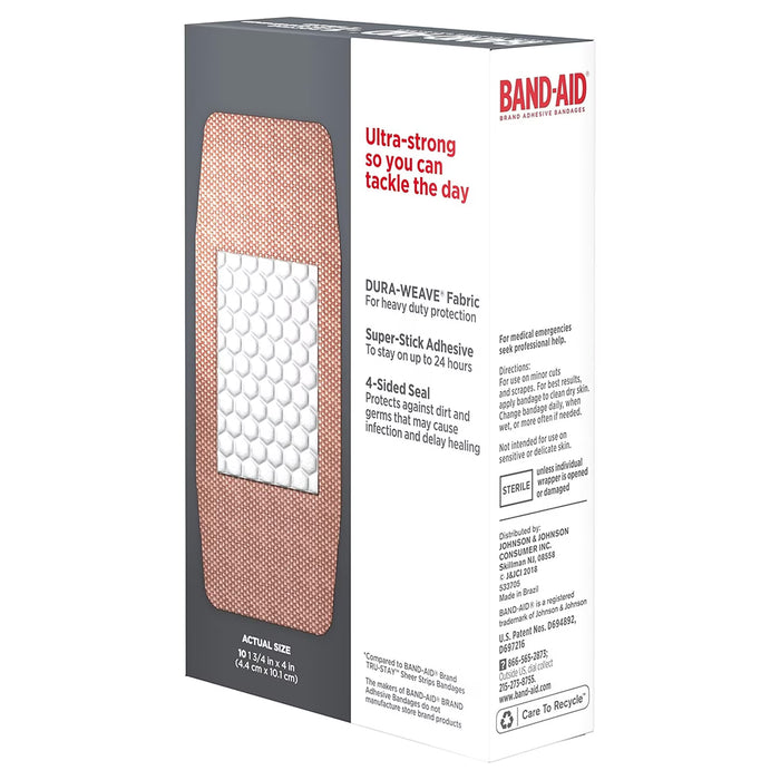 Band-Aid Tough Strips XL Bandages - 10 Ct - 24 Pack