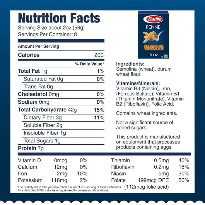 Barilla Penne Pasta - 16 oz - 12 Pack