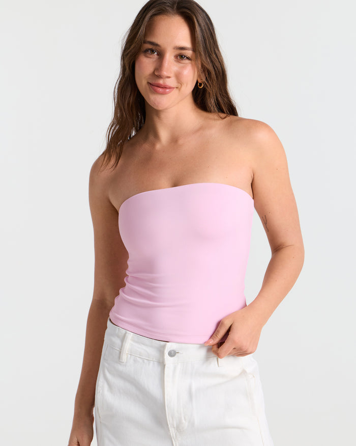 Basic Double Layer Bandeau Top