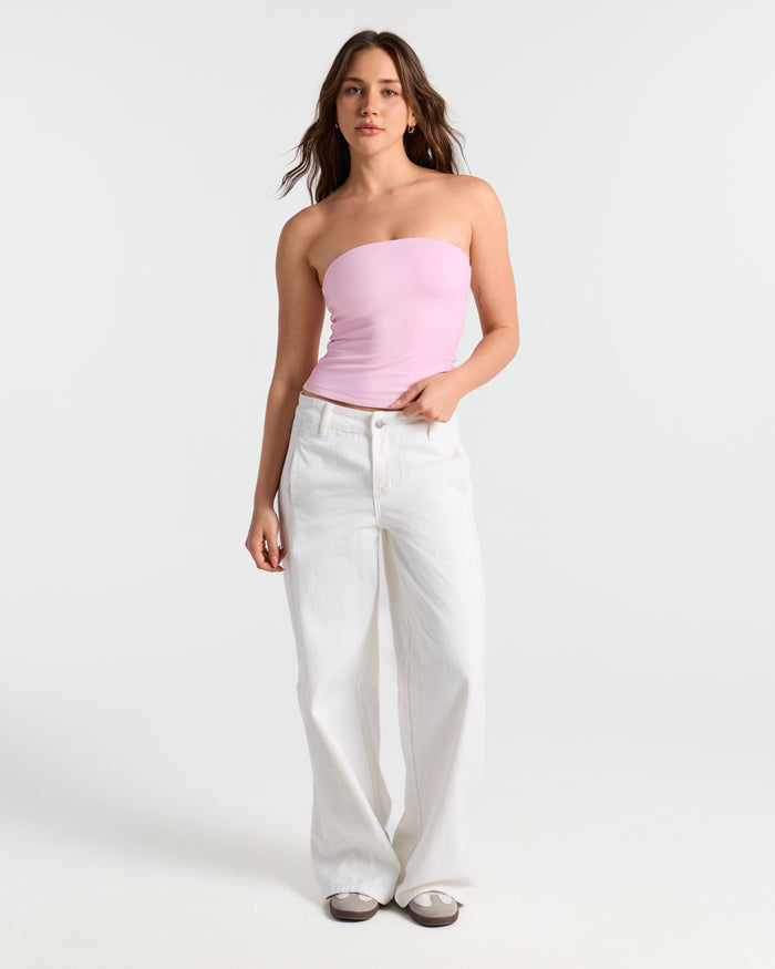 Basic Double Layer Bandeau Top